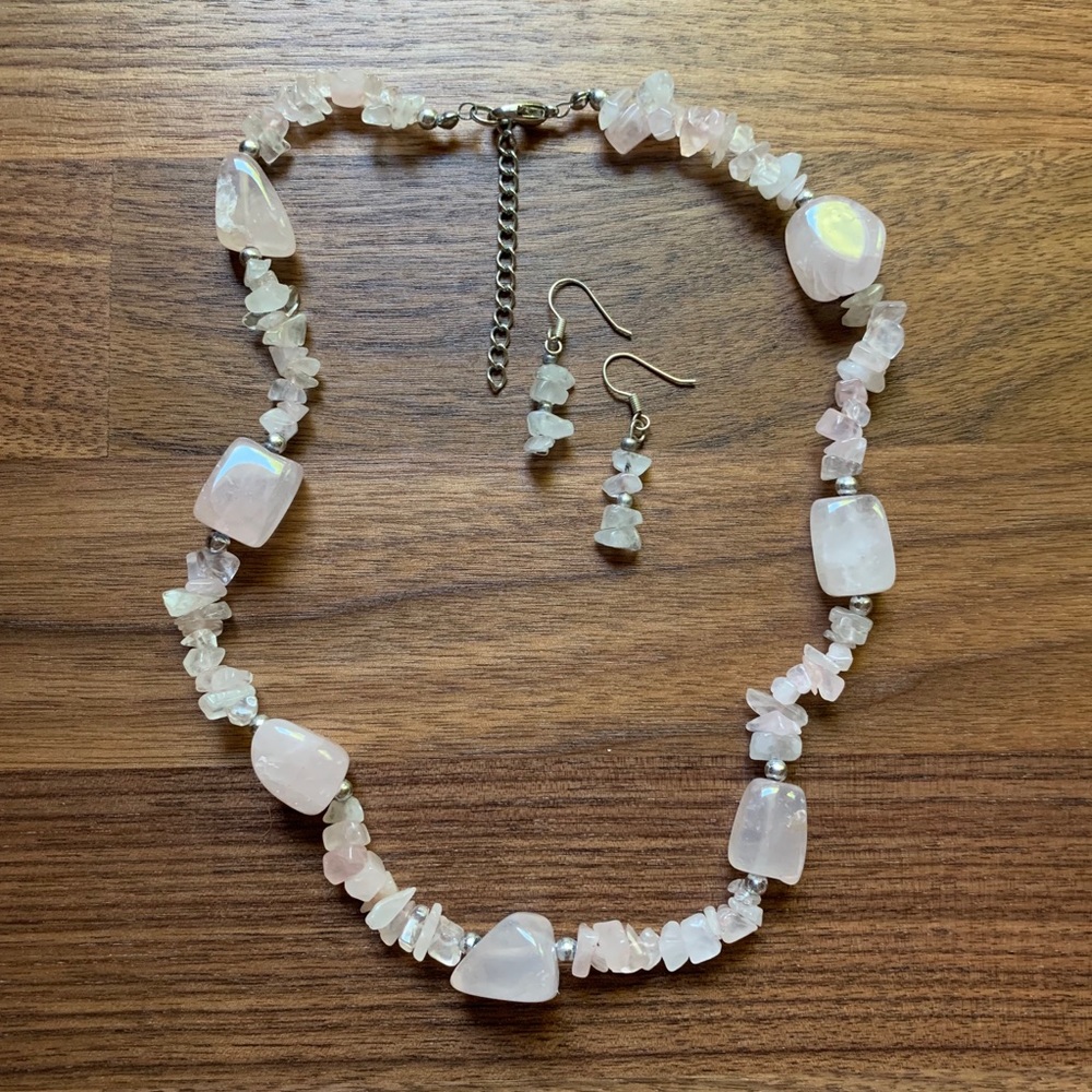 Pink Pendant Set